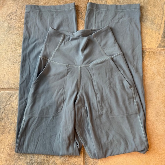 Lululemon Align High-Rise Wide-Leg Pants Size 0 Utility‎ Blue Yoga Lounge - Picture 9 of 11